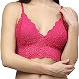 Women's Multicolor Net Bra Panty Set Lingerie Set Undergarments Nightwear Anniversary Honeymooon Set Pack of 1 Model No : A_Till-Set_-image-5