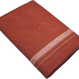 Pure Cotton Dhoties Kavi Mundu Single Dhoti Finished Sides-image-38