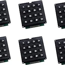 (6 pc) 4Ã—4 Matrix 16 Keys Telephone Panel Keyboard Keypad-6