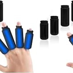 HANNEA® 8PCS Ice Cool Finger Sleeves Protection Gel Support Protector Gloves for Trigger Arthritis Swelling Tendonitis Sore Knuckle Injure Pain Relief-image-49