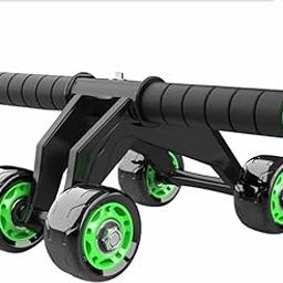 Ab Exerciser,Gym - Multipurpose Fitness Equipment for Men and Women Ab Roller 4 Wheel Abs Carver for Abdominal and Stomach Exercise Training-1