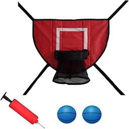 CALANDIS™ Basketball Hoop for Trampoline for Kids Adults Outdoor Lightweight Backboard Red | Backboard Systems | Basketball | Team Sports-image-17