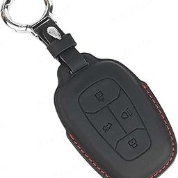 KOTHIA Premium PU Leather Car Key Cover with Keychain-Stylish Black Color Compatible for Tata Altroz | Harrier | Nexon | Punch | Safari | Tigor-image-10