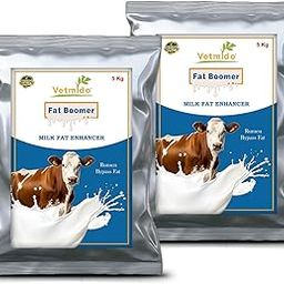 Fat Boomer - Rumen Bypass Fat, Energy & Milk Booster Supplement for Cattle, Cows, Buffalo and Farm Animals (5kg x 2) Combo - Pack of 2-image-52