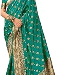 yashika Women Banarasi Kanjivaram Silk Saree Set with Blouse |saree for Wome | Saree | New Sari | Latest Saree-picture-1