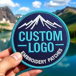 Anantdiva Custom Patches, Embroidered Logo, Iron On Patches, Customized Embroidery Patch, Personalized Embroidered Patches for Clothes, Backpacks-image-1