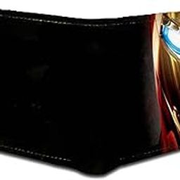 Fashionduet Canvas Wallet for Men,Boys.6 Card Holder Wallet Black,Genuine Leather Stylish bi-fold Canvas Printed Designer Wallet-51