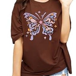 Oversize Tshirt Baggy for Women Girl Cotton Casual Stylish Latest Pink Beige Lavender Black Blue Maroon Brown Peach White 299 399 Under-image-99