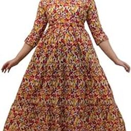 Cotton Tiered Maternity Dress for Women - 3/4 Sleeve Casual Pregnancy Outfit-image-79