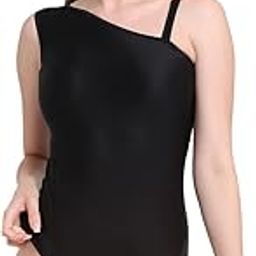 Black Sleeveless Solid Bodysuit for Women Teen-picture-12