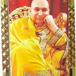 Shukrana Blessings Jai Guru ji | Guruji Swaroop Photo Frame for Home & Office | Devotional Jai Guru Ji Table Frame with Golden Border | Spiritual Decorative Gift Item for Mandir & Desk Décor-image-90
