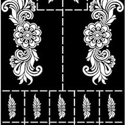 Temporary Tattoowala Easy To Use Mehndi Sticker With Floral Bloom & Twisting Leaf Elements For Parties-image-133