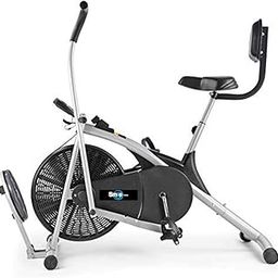 Smile fitness SF04CM Upright Air Bike Exercise Cycle with Dual Moving Arms for Home Gym Cardio Full Body Weight Loss Workout with Twister and Back Support , Multicolor-23