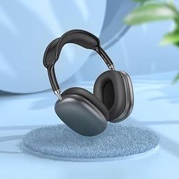 AMUSING Wireless Bluetooth Headphones with Mic, Deep Bass, Soft Cushions, Classic Design, AUX/TF Card Support, Built-in Controls, Long Battery Backup (Black)-image-70