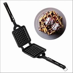 Non-Stick Waffle Maker | Gas Stove Compatible | Fast Cooking | Die-Cast Body | Easy to Clean | Stay-Cool Handle | Non-Electric Waffle Iron-29
