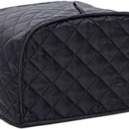 Toaster Cover 2 Slice,small Appliance Cover For Kitchen/Keep Toaster Free From Dust And Fingerprint (11.5w X 8d X 8h,Black)-picture-16