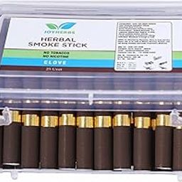 Herbal Cigarette Clove Flavour No Tobacco & Non Nicotine 100% Natural & Ayurvedic Herbs Cigarettes |Non Addictive (Pack of 25) Sticks King Size | Cigarette Alternatives(De-Addiction)-picture-20