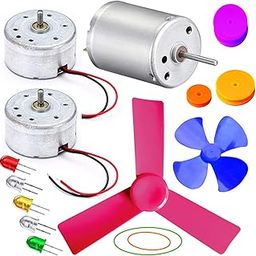 Kit4Curious® Solar Motor/Dynamo Motor/Wind Mill Motor/Low Current High Torque Motor with Fan Pulley Set-picture-15