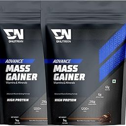 Advance Mass Gainer | High Protein with Digestive Enzyme & Multivitamin (2kg, Chocolate)-image-45