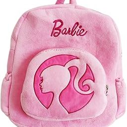Barbie Front Pocket Plush Bag Stylish & Soft Plush Handbag for Girls-image-0