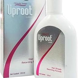 Uproot Hair Retarding Lotion for Unwanted Hair Removal | Reduces Hair Growth on Face, Chin, Lips, Arms, Legs | With Telocapil & Flavosterone | For Men & Women | Natural Plant-Based Formula | 120ml-image-82