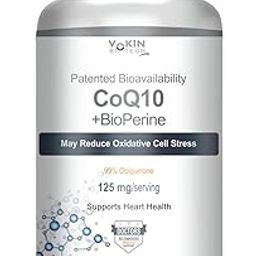 Vokin Biotech Coenzyme Q10 Plus BioPerine – Supports Heart Health-125 mg - 90 Capsules-2