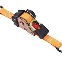 CALANDIS™ Retractable Ratchet Strap Premium with S Hooks for Motorcycle Cargo Trailers Orange | Tie Downs & Straps | Tools-image-24