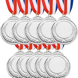 CALANDIS™ 10X Kids Award Medal Metal with Ribbon for Game Supplies Competitions-image-88