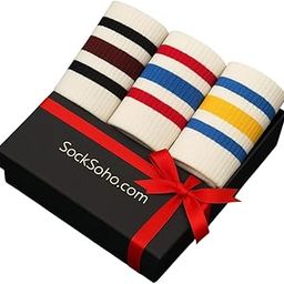 Premium Athletic Socks for Men Pack of 3 - (Crew Length | Free Size (UK 7-12))-image-13