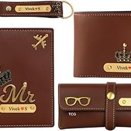 Personalized Name & Charm Leather Mens Wallet Gift Hamper Set | Gift for Man| Return Gifts for Birthday |Personalised Gifts for Men|Rakhi Raksha bandhan Gift for Brother (Combo 1)-image-87