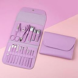 BEAUTY BRIGHT Manicure Set Nail Clipper Kit - 16 Pieces Stainless Steel Manicure Kit - Nail Care Tools for Hand & Feet - Nail Clippers Pedicure Professional Grooming Kits for Facial Care, Hand Care, Foot Care (Multi Color)-image-91