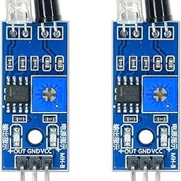 Electronic Spices IR (Infrared) Obstacle Sensor Module Reflective Photoelectric Light Intensity DIY Kit for Arduino UNO (2)-14