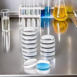 Bello Polypropylene 12Pcs Perti Dish 75mm with Lid Sterile Bacterial Culture Dish Laboratory Plant Cell Tissue Culture Petri Dish Educational For Lab Laboratory-picture-31