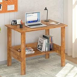 Callas ST-40 Wooden Study Table with Hutch & Bottom Storage -Office Table for Laptop, PC, Working, Drawing, Computer Table with Extra Storage Space for Decor-Home (Walnut, ST-09)-image-73