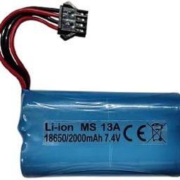 KP- 7.4V 2000mAh 2S Li-ion JST SM 4 pin Connector Rechargeable Battery 2000 mah for DIY Projects, Toys, Robotics-picture-10