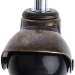 UJEAVETTE 2x2'' Caster Classics Antique Brass Ball Chair Caster Furniture Wheel-image-79