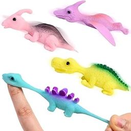Stress Anxiety Relief Toy Pack of 1 Piece (Dino Throw Finger Puppets 5 Piece)-26