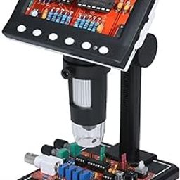 Microscope Accessories kit Slide Preparation camer Digital Microscope Photo and Video with 4.3-inch 1080P Screen Microscope 1000X Magnification TD-1048IM-24