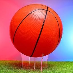 BRODLOG Football,Volleyball ,Basketball,Soccer Display Stand, Acrylic Ball holder stand (Pack of 1)-55