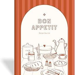 7mm Recipe Journal | Bon Appetit | Make your own Recipe and Cook Book | Kitchen Essential | A5 Size | 4 Sticker sheets | Hardbound and Laminated | 14.8 X 21 cms | Brown-image-66