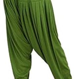 Women Solid Shade Viscose Blend Stylish Single Reguar Patiala Pants Harem Pants Dark Purple-picture-47