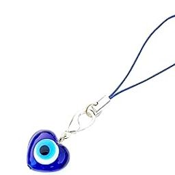 Heart Evil Eye Mobile Phone Pendant, Decorative Charms for Telephones, Suitable for Keychain Car Key Bag Backpack Wallet Decoration USB Charm-picture-13