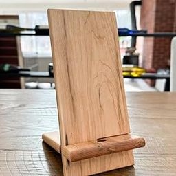 Handcrafted Pinewood Mobile Phone Stand | Wooden Mobile Holder | Made in India-picture-8