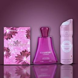 St Louis Perfume Pinkberry 100ml Perfume & Pinkberry Deodorant 200 ml For Women-image-48