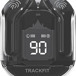 TrackFit VOIZE 101 Digital Display Indicator, 45 Playtime, Water and Sweat Resistant (Black)-picture-18
