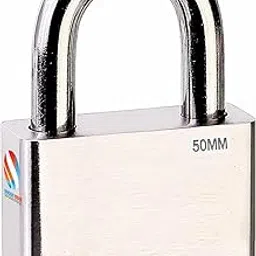 generic ESHCON 50MM Steel Colour Brass Cylinder Padlock for Gate Door Cabinet Air Box School Gym Locker Dormitory Household with 3 Special Curve Style Keys-picture-15