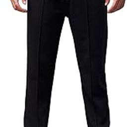 Men Mid Rise Solid Regular Fit Cotton Blend Track Pants| Trackpants | Lightweight & Flexible Elastic Waist with Drawstring | Relaxed Casual Joggers | Side Pockets-picture-11