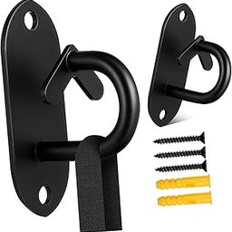 BUTIFULSIC 2pcs Resistance Band Anchors Wall Mount Holders for Secure Exercise Setup Easy Installation High Strength Anchors for Gym Accessories-image-62
