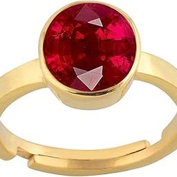 10.25 Ratti 9.50 Carat Natural Ruby Stone Manik Ring Adjustable Panchdhatu Ring for Men & Women-5