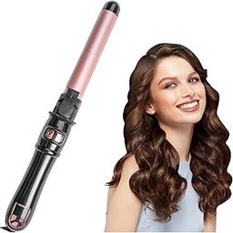Excefore Rotary Curling Iron, Professional Hair Curler 28mm/1.1 Inch, Fast Warming Curling Wand for Long, Medium and Short Hair, Temperature Adjustable-image-1